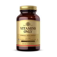 Solgar Vitamins Only 90 veggie caps bottle, convenient vegan supplement.