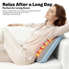 Solucky back massager showing adjustable intensity for tailored relief.