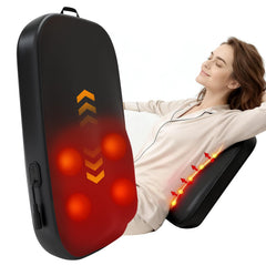 Solucky back massager with deep kneading nodes targets tense muscles along the back.