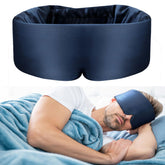 SOLZEK Nature Silk Sleeping Mask with wrap-around design for uninterrupted rest.