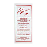 Sonne's Detoxificant #7 bottle closeup highlighting premium packaging and purity