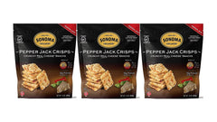 Sonoma Creamery Pepper Jack Crisps pack shot highlighting a high-protein snack option