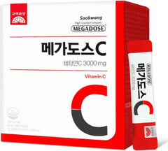 Sookwang MEGADOSE Vitamin C powder packets ready for daily use.
