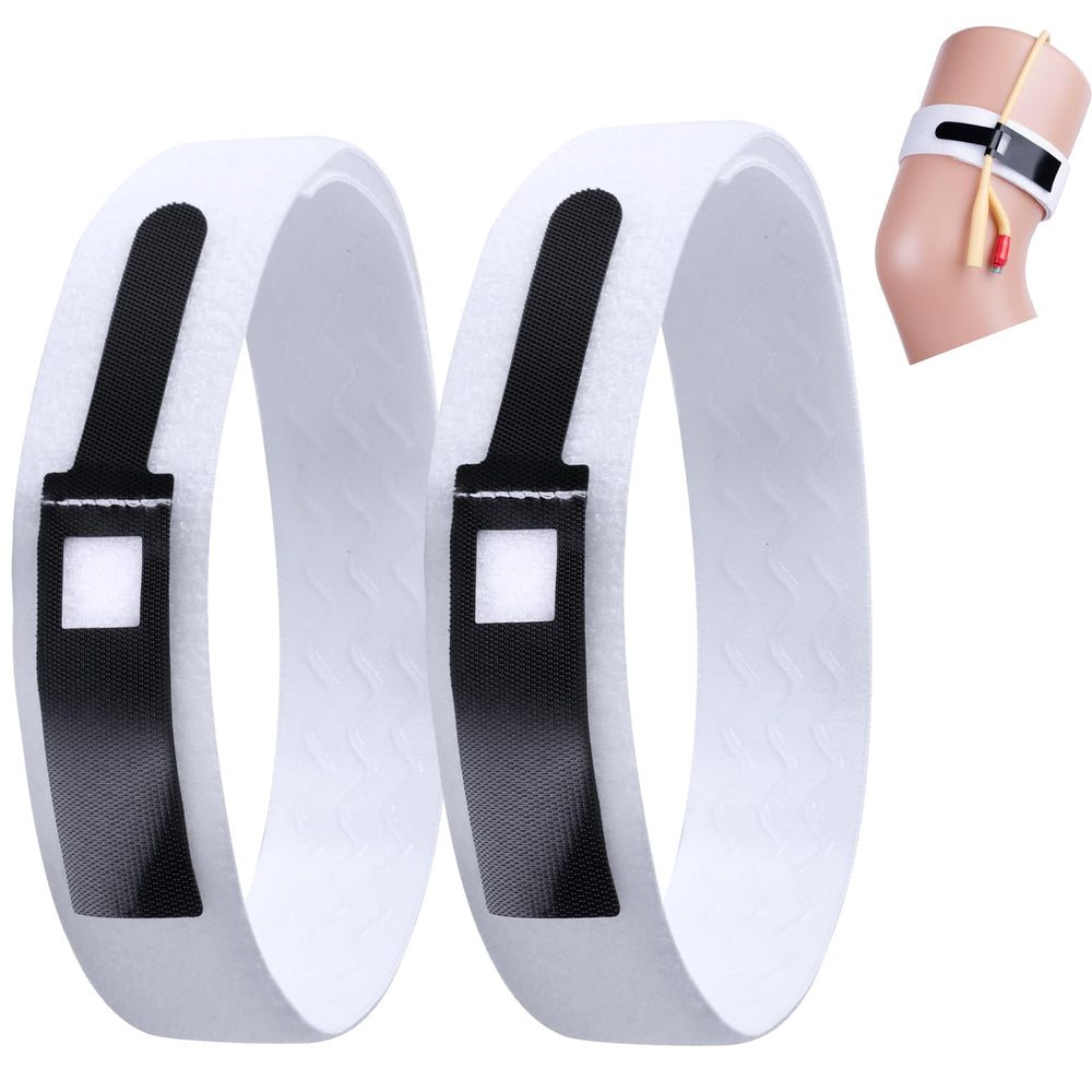 SorealGroup Foley catheter leg strap 2-pack securely holds drainage tubing in place.