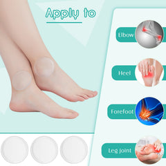 Sotiff ankle protective gel pad cushions and minimizes rubbing.