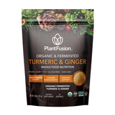 SOTRU PlantFusion bottle with turmeric and ginger, ideal daily wellness ritual.