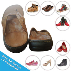 Soul Insole adhesive inserts demonstrate easy application in diverse footwear