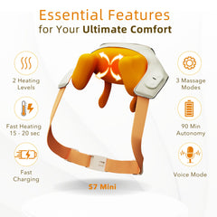 Soulajeur neck-fit massager designed for 13–17 inch users.