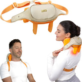 Soulajeur neck massager with heat and 4D heads for deep neck relief.