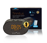 Sound Oasis BST-150T alarm clock display with sleep-friendly interface for easy nightly setup