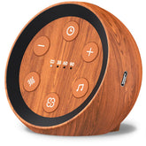 SoundMe battery-powered sound machine front view for travel and quiet nights.