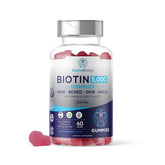 Source Biology Biotin 5000mcg Complex bottle; supports hair and nail health.