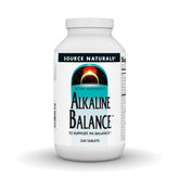 Source Naturals Alkaline Balance tablets in bottle for daily alkalinity support