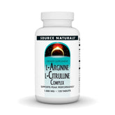 Source Naturals L-Arginine L-Citrulline Complex bottle front for daily use
