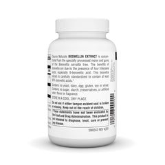 Source Naturals Boswellia Extract label closeup emphasizes 65% boswellic acids.