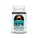 Source Naturals DLPA: caja del producto con fenilalanina en presentación de 750 mg.