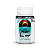 Source Naturals Essential Enzymes en botella de cápsulas para apoyar la digestión.