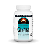 Source Naturals Glycine 500 mg bottle for daily protein support.