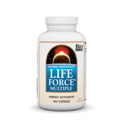 Source Naturals Life Force bottle front view highlighting energy support and daily wellness