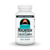Source Naturals Magnesium Chelate bottle label highlights easy assimilation