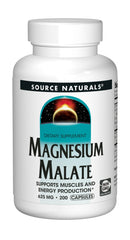 Source Naturals Magnesium Malate 625mg bottle front view highlighting everyday wellness.