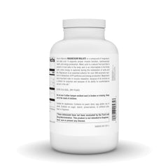 Source Naturals Magnesium Malate tablets front showing daily use with meals