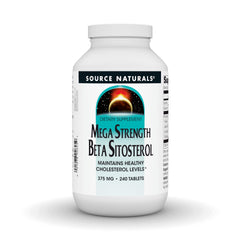 Source Naturals Mega Strength Beta Sitosterol tablets in bottle for daily wellness support