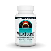 Source Naturals MegaFolinic bottle front displaying the supplement line