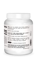 Pouring MSM powder into a glass to mix with water for easy daily use