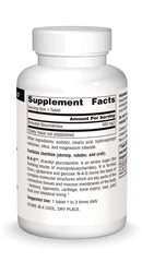 Source Naturals N-A-G label highlights dosage and ingredients for informed supplementation.