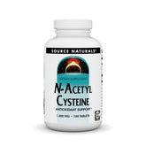 Source Naturals NAC bottle front highlighting antioxidant support for daily wellness.