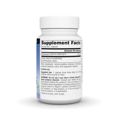 Source Naturals NSK-SD nattokinase bottle side with label details.