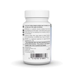 Source Naturals NSK-SD nattokinase label closeup highlighting NSK-SD form.