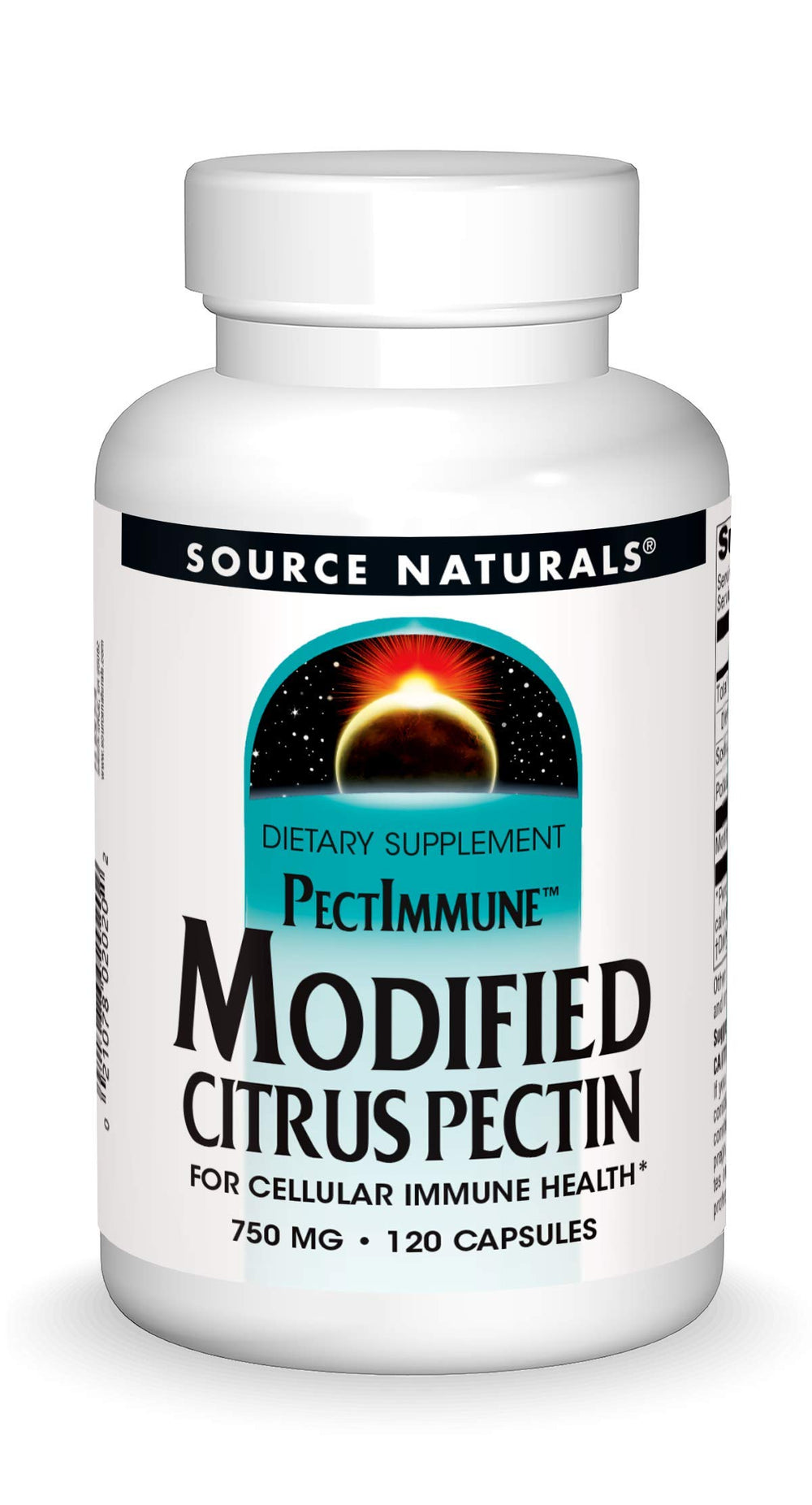 Source Naturals PectImmune bottle and capsules potentially support cellular immune health.