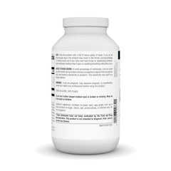 Source Naturals psyllium husk powder pouring into liquid emphasizes quick mixing before gel.
