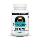 Source Naturals Pycnogenol Supreme bottle with berry antioxidant complex for daily vitality.
