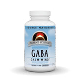 Source Naturals Serene Science GABA bottle showing 180 capsules for daily calm