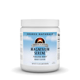 Source Naturals Serene Magnesium bottle for berry flavor for daily wellness.
