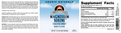 Stirred magnesium drink from Source Naturals Serene delivering smooth berry flavor.