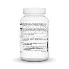 Source Naturals Skin Eternal label closeup highlights DMAE and C Ester ingredients