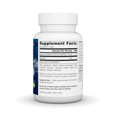Close-up of Source Naturals Time Released Melatonin 3 mg tablets showing time-release texture for steady night support.