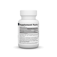 Source Naturals Trans-Ferulic Acid bottle back label detailing dosing for daily training