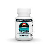 Source Naturals Vinpocetine tablets bottle front for daily cognitive support.
