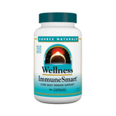 Source Naturals Wellness ImmuneSmart bottle label highlights immune-supporting vitamins.