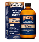 Sovereign Copper Bio-Active bottle pour for daily wellness