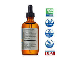 Sovereign Silver Kids label-ingredients highlights 99.999% silver and pharma-grade water.