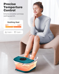 SPA4PIEDS bubbles create a bubbly soak that softens skin during relaxation.
