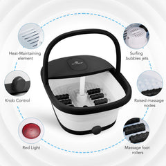 SPA4PIEDS dual water jets soften skin while you relax.