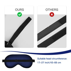 SpacePower Silk Eye Mask travel-friendly lightweight for planes.
