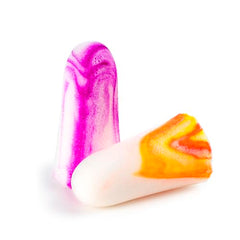 Moldex foam earplugs have a tapered design for easy insertion.